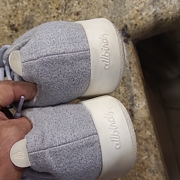 Allbirds Light Gray Wool Runners Size 8 - Picture 4 of 8